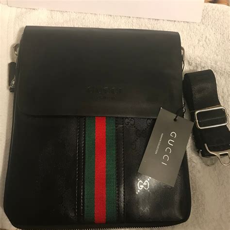 gucci side bag mens|men's gucci crossbody bag sale.